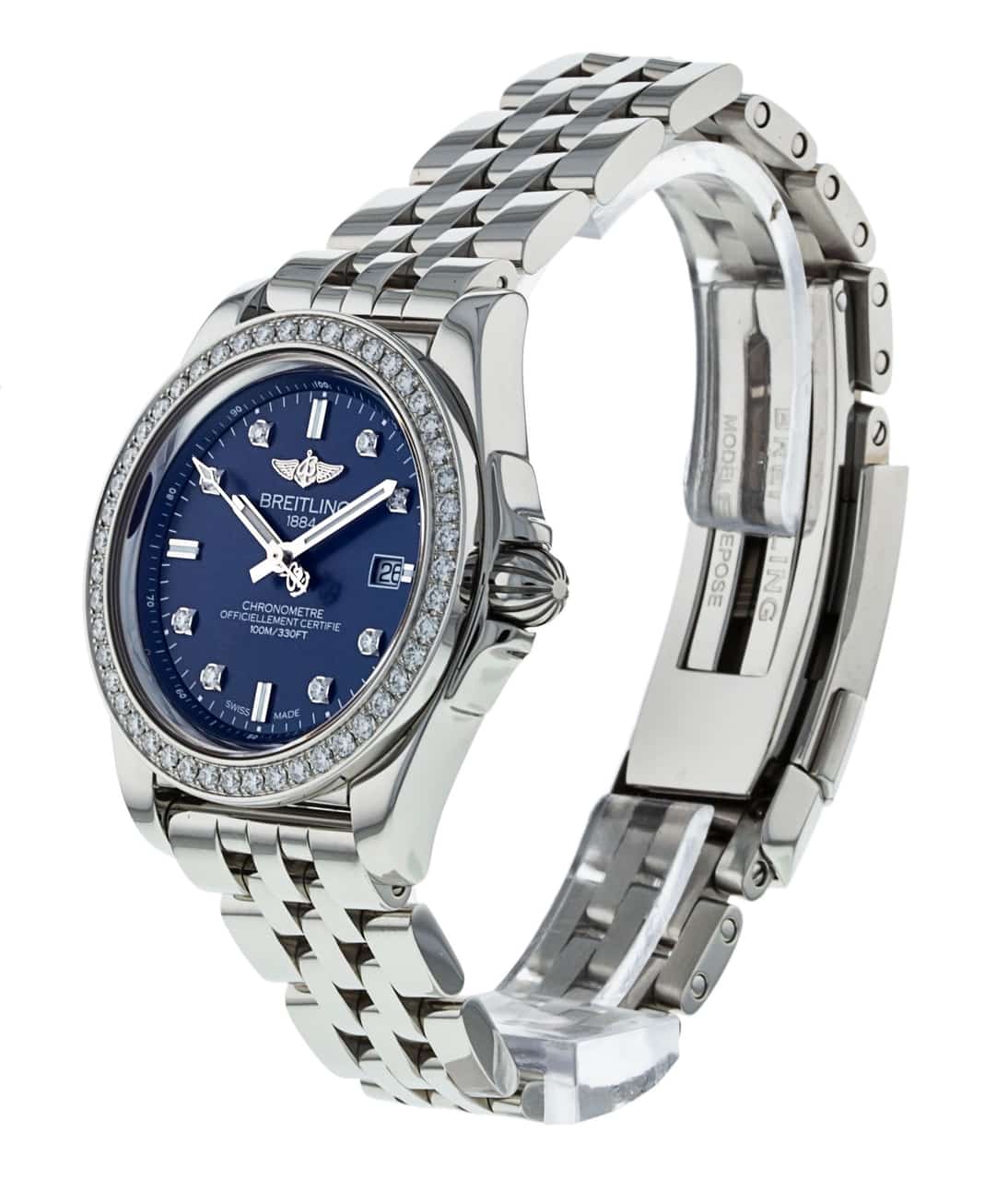 Breitling galactic 32 2025 sleek diamond ladies watch